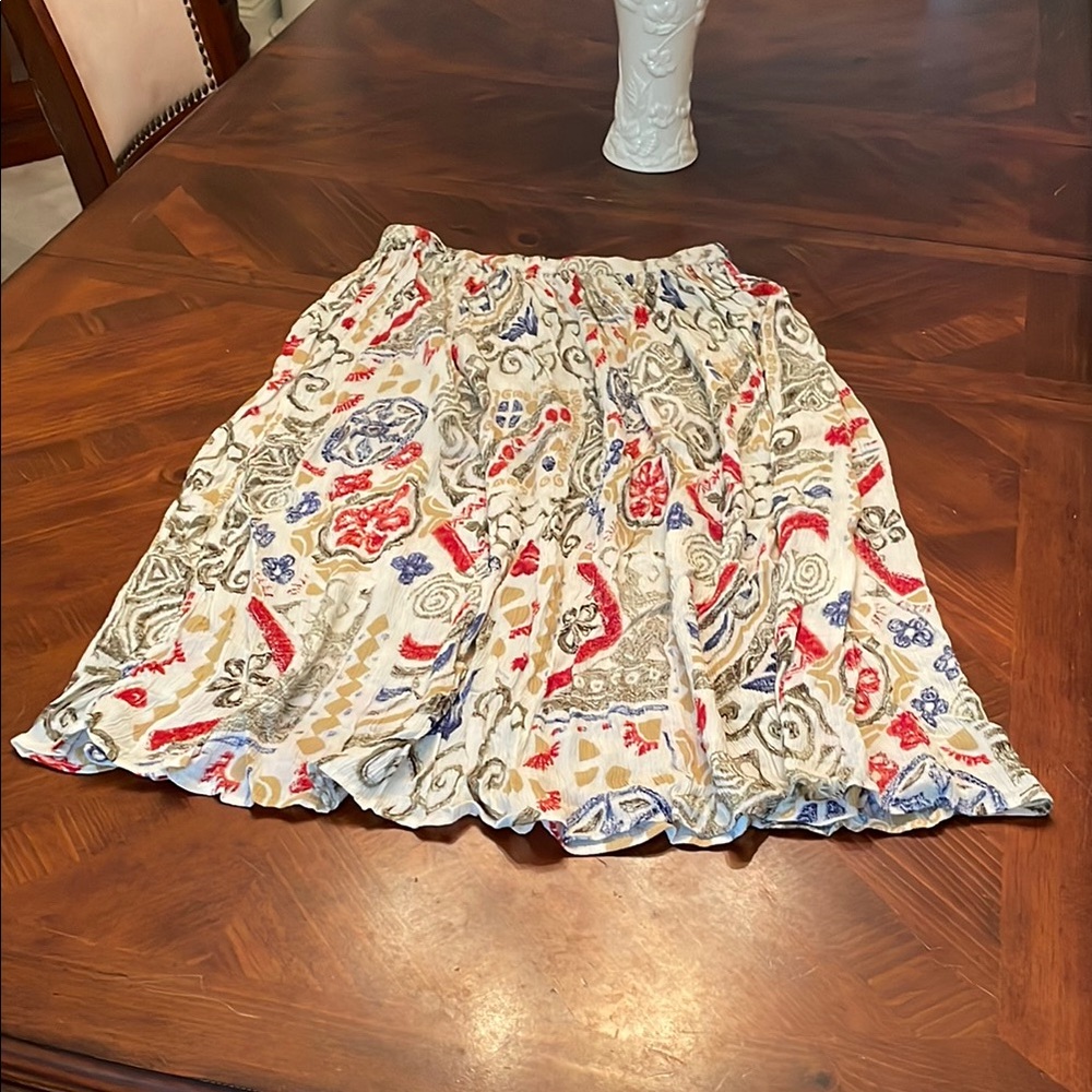 “Kloz”Floral Patterned Skirt - Multicolor